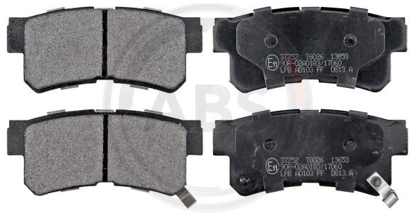 Brake Pad Set, disc brake A.B.S. 37252