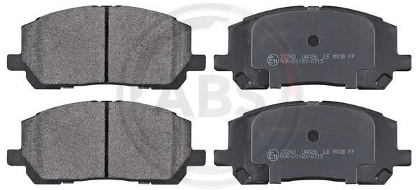 Brake Pad Set, disc brake A.B.S. 37260