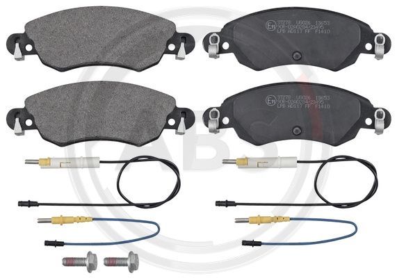 Brake Pad Set, disc brake A.B.S. 37278