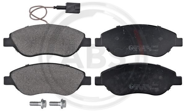 Brake Pad Set, disc brake A.B.S. 37281