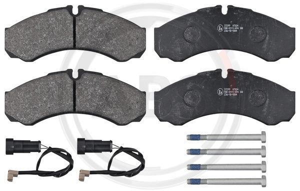 Brake Pad Set, disc brake A.B.S. 37299