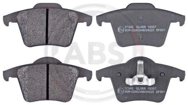 Brake Pad Set, disc brake A.B.S. 37343