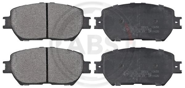 Brake Pad Set, disc brake A.B.S. 37356