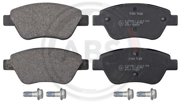 Brake Pad Set, disc brake A.B.S. 37360