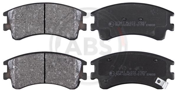 Brake Pad Set, disc brake A.B.S. 37381