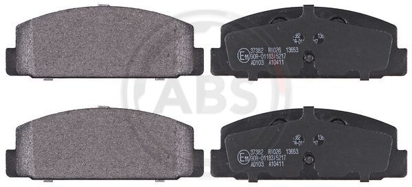 Brake Pad Set, disc brake A.B.S. 37382