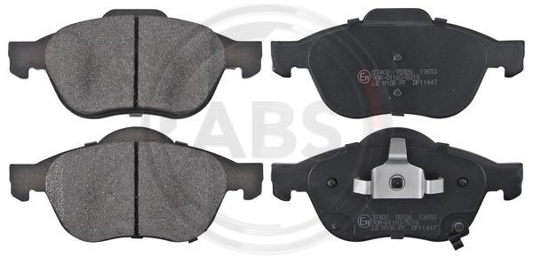 Brake Pad Set, disc brake A.B.S. 37402