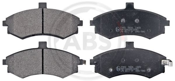 Brake Pad Set, disc brake A.B.S. 37403