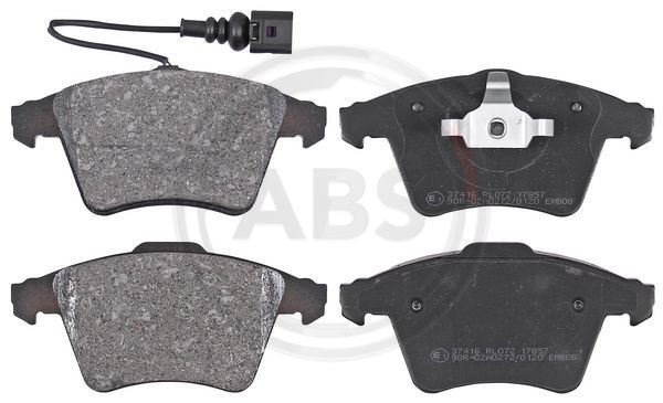 Brake Pad Set, disc brake A.B.S. 37416