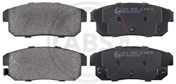 Brake Pad Set, disc brake A.B.S. 37419