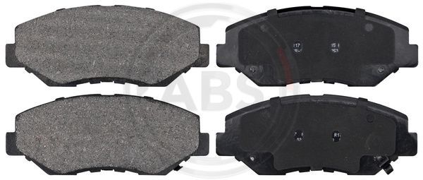 Brake Pad Set, disc brake A.B.S. 37424