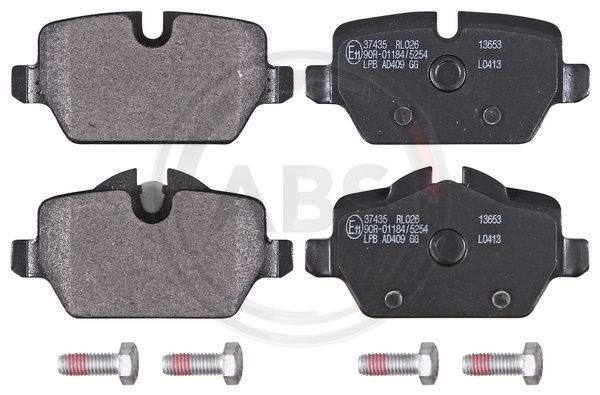 Brake Pad Set, disc brake A.B.S. 37435
