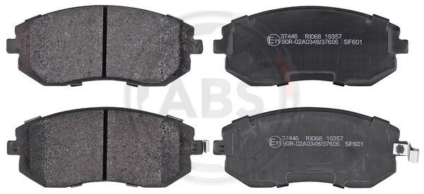 Brake Pad Set, disc brake A.B.S. 37446