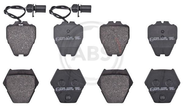 Brake Pad Set, disc brake A.B.S. 37448