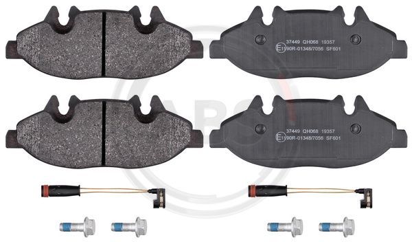 Brake Pad Set, disc brake A.B.S. 37449