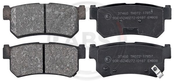 Brake Pad Set, disc brake A.B.S. 37460