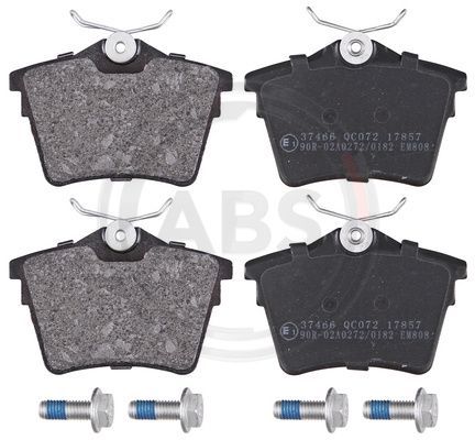 Brake Pad Set, disc brake A.B.S. 37466