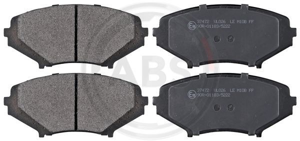 Brake Pad Set, disc brake A.B.S. 37472
