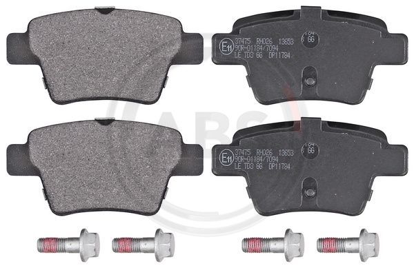 Brake Pad Set, disc brake A.B.S. 37475