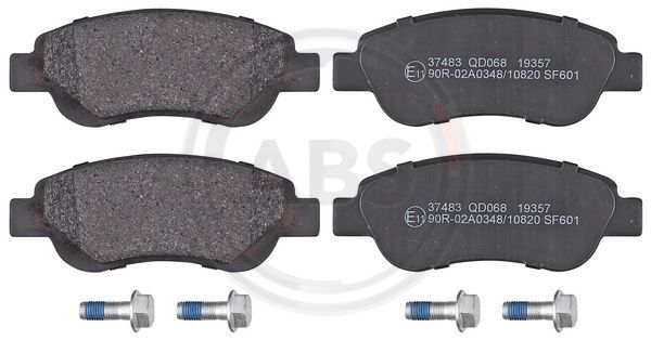 Brake Pad Set, disc brake A.B.S. 37483