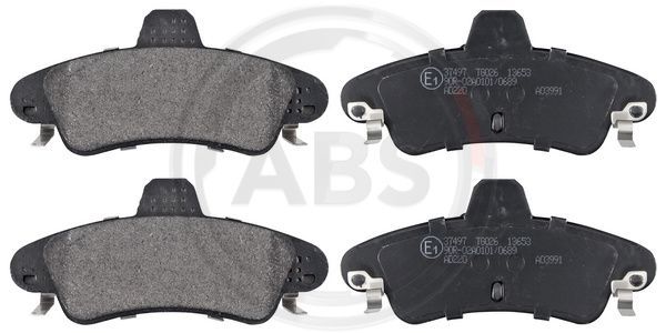 Brake Pad Set, disc brake A.B.S. 37497