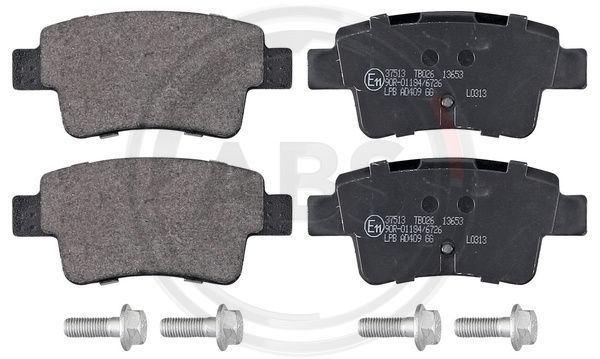 Brake Pad Set, disc brake A.B.S. 37513