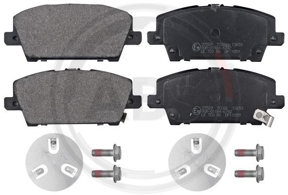 Brake Pad Set, disc brake A.B.S. 37529