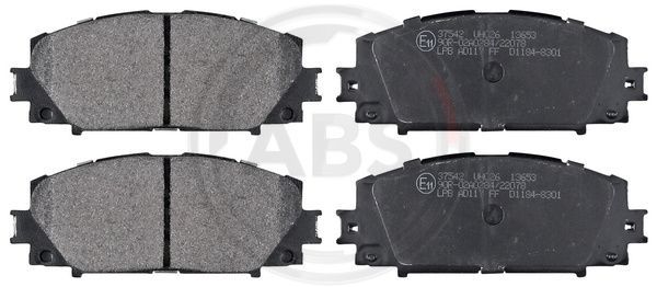 Brake Pad Set, disc brake A.B.S. 37542