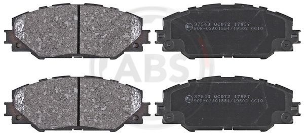 Brake Pad Set, disc brake A.B.S. 37543