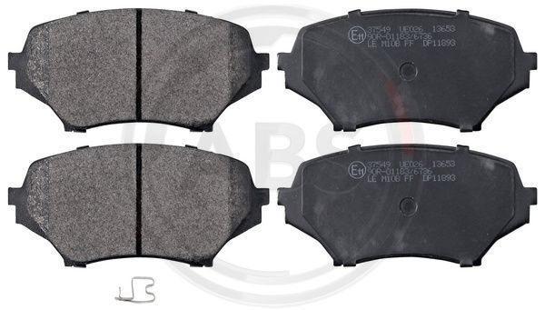 Brake Pad Set, disc brake A.B.S. 37549