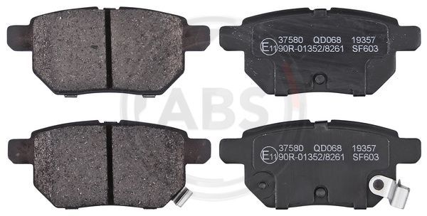 Brake Pad Set, disc brake A.B.S. 37580