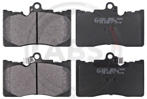 Brake Pad Set, disc brake A.B.S. 37591