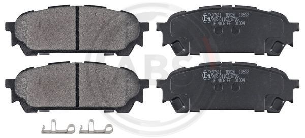 Brake Pad Set, disc brake A.B.S. 37611