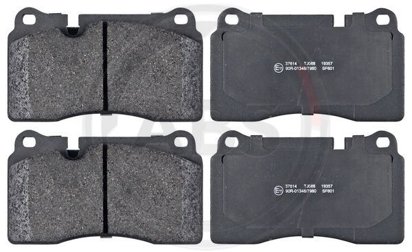 Brake Pad Set, disc brake A.B.S. 37614