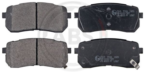 Brake Pad Set, disc brake A.B.S. 37619