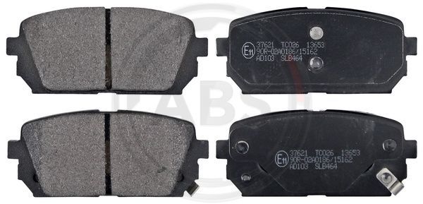 Brake Pad Set, disc brake A.B.S. 37621