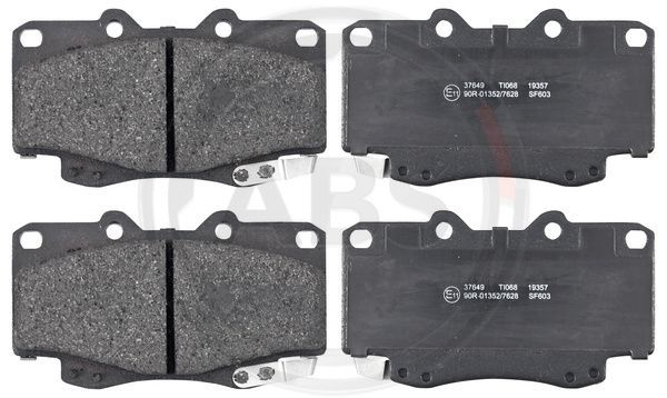 Brake Pad Set, disc brake A.B.S. 37649