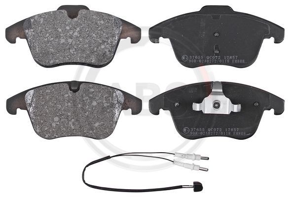 Brake Pad Set, disc brake A.B.S. 37655