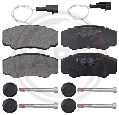 Brake Pad Set, disc brake A.B.S. 37666