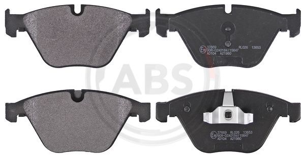 Brake Pad Set, disc brake A.B.S. 37669