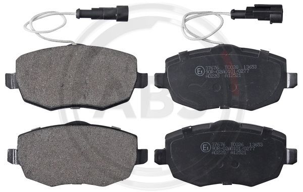 Brake Pad Set, disc brake A.B.S. 37676