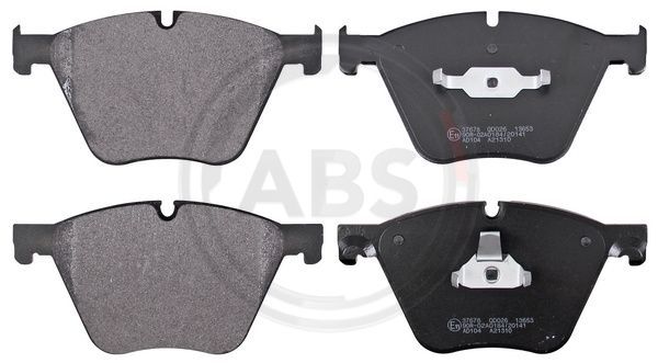 Brake Pad Set, disc brake A.B.S. 37678