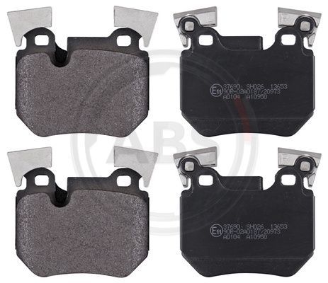 Brake Pad Set, disc brake A.B.S. 37690