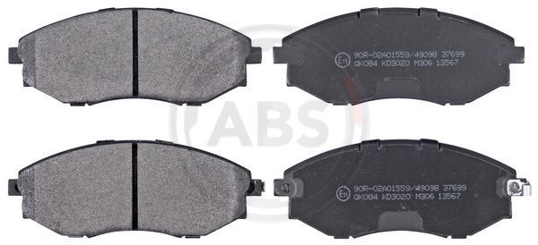 Brake Pad Set, disc brake A.B.S. 37699