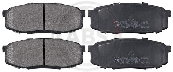 Brake Pad Set, disc brake A.B.S. 37702