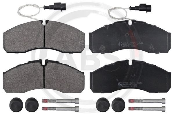 Brake Pad Set, disc brake A.B.S. 37709