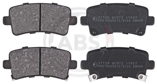 Brake Pad Set, disc brake A.B.S. 37729