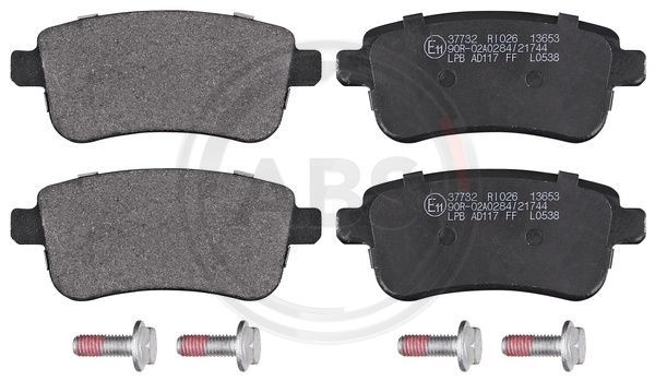 Brake Pad Set, disc brake A.B.S. 37732