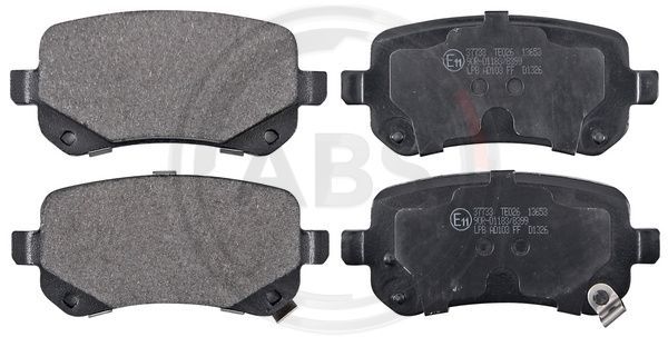 Brake Pad Set, disc brake A.B.S. 37733