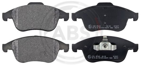 Brake Pad Set, disc brake A.B.S. 37749